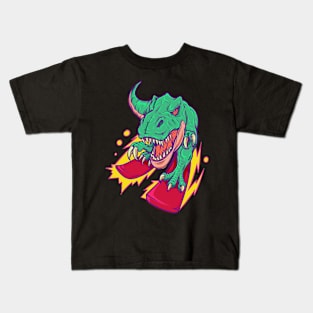 TREX skiing Kids T-Shirt